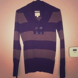 Brown Long Sleeve Sweater